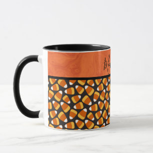 Roligt Mönster Personligen Candy corn Mugg