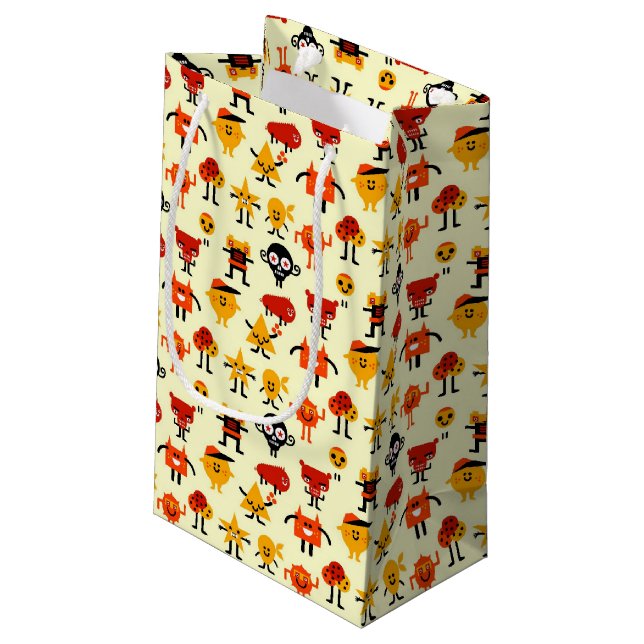 Roligt monstermönster (Baksidan Vinklad)