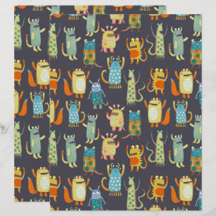 Roligt Monsters Mönster