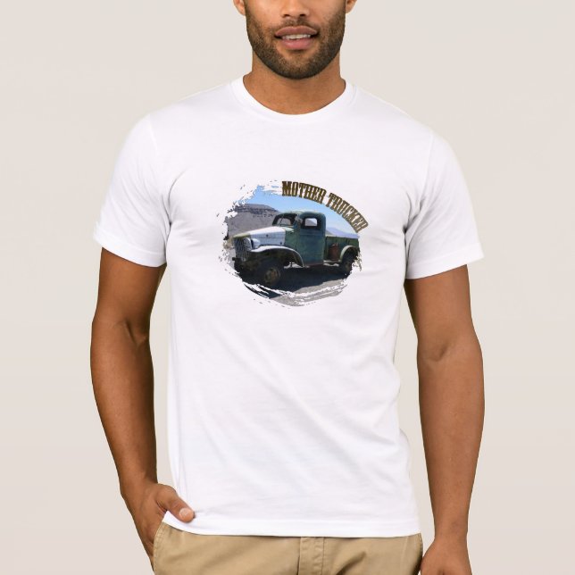 Roligt Mor Trucker Shirt! T-shirt (Framsida)