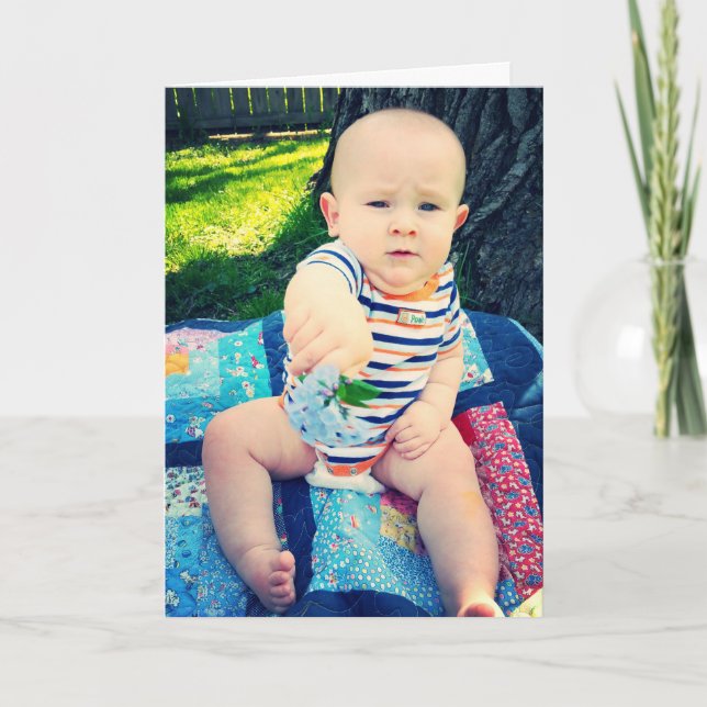 Roligt mors dagkort kort (Framsida)