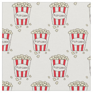 Roligt Movie Theater Popcorn i Bucket för utsäde Tyg