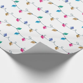Roligt Multifärgat snurrande Glitter jul Ljus Presentpapper