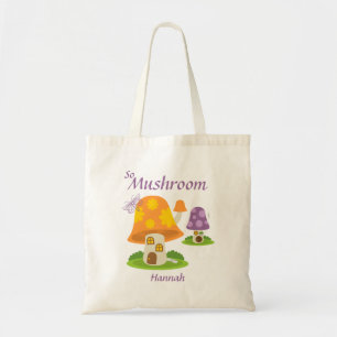 Roligt Mushroom Tote Bag Tygkasse