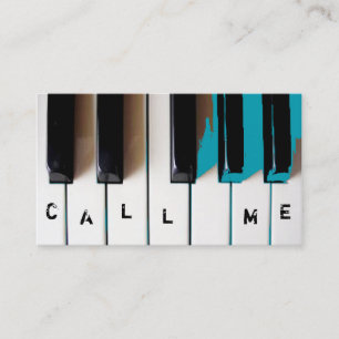 Roligt Music Business Card-mall Visitkort