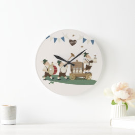 roligt Musician Bavarian inbjudan to Oktoberfest C Stor Klocka