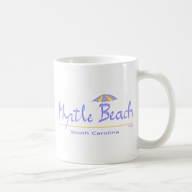 Roligt Myrtle Beach, SC Kaffemugg (Höger)