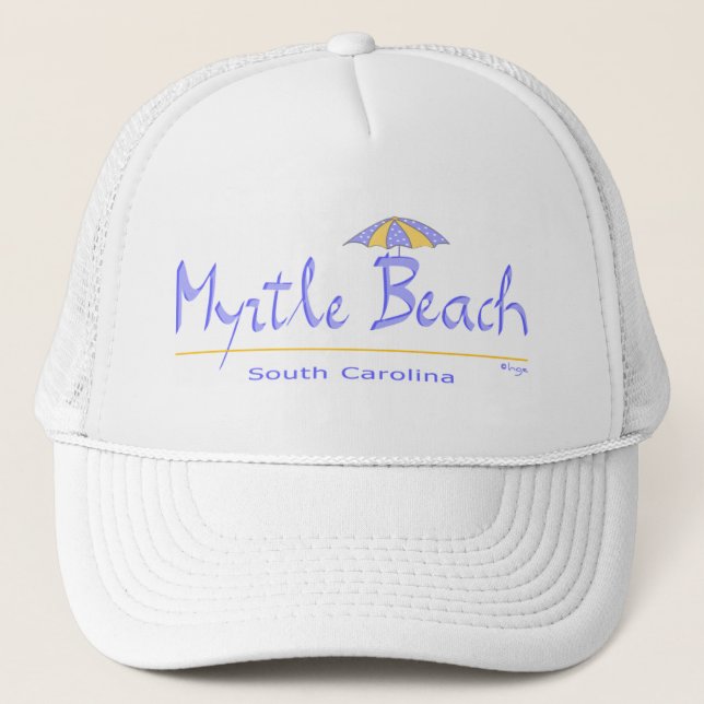Roligt Myrtle Beach, SC Truckerkeps (Framsida)