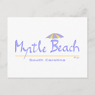 Roligt Myrtle Beach, SC Vykort