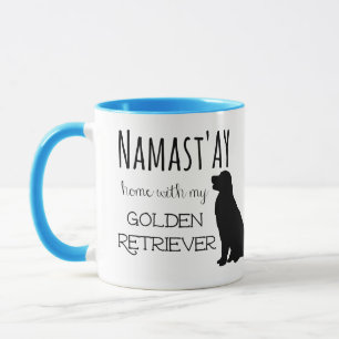 Roligt Namastay hem med min guld- Retrieverhund Mugg