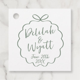 Roligt Namn Bröllop Whimsical Gåvor Etiketter