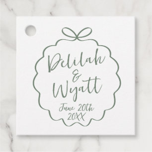 Roligt Namn Bröllop Whimsical Gåvor Etiketter