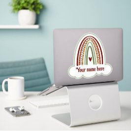 Roligt Namn Regnbåge Anpassningsbar Inspirivitetsi Klistermärken
