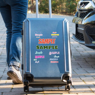 Roligt Namn Sortpack Inspirief Personlig Klistermärken