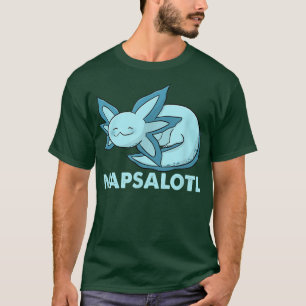 Roligt napsalotl aolotl sovande kawaii aalotl a t shirt