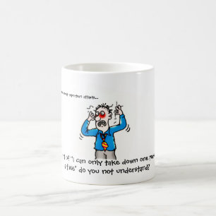 Roligt, när domstolreporter anfaller kaffe (för kaffemugg