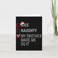 Roligt Naughty Nice-julfamiljen Pajama Manar Kvinn