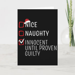 Roligt Naughty Nice-julfamiljen Pajama Manar Kvinn Kort