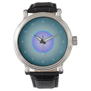 Roligt Neon Aqua/Lila/Blå Armbandsur