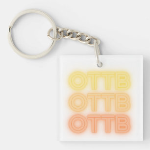 Roligt Neon Retro Horse OTTB Thoroughborn Racehors