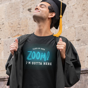 Roligt Neon Zoom Studenten Coola Modern Trendig Re T Shirt