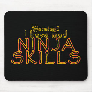 Roligt Ninja skämt Mousepad Musmatta