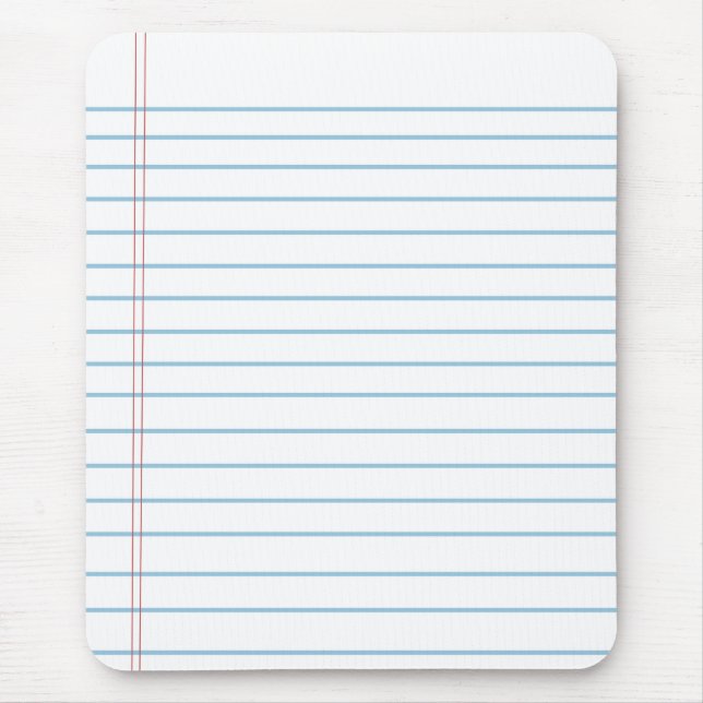 Roligt noterar den pappra musen vadderar musmatta (Framsidan)