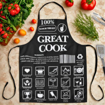 Roligt Novelty Humor Best Cook BBQ Kitchen Text Ap