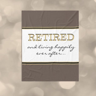 Roligt Novelty Pension Gift Fleece Blanket