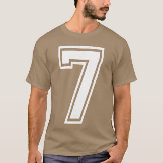 Roligt nummer 7 67 Meme kostym Matchande grupp hal T Shirt
