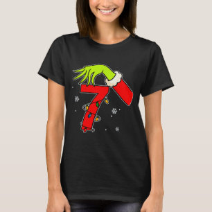 Roligt nummer 7 jul 67 Sex Sju Meme Xmas Män T Shirt