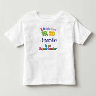 Roligt Nummer Småbarn T Shirt