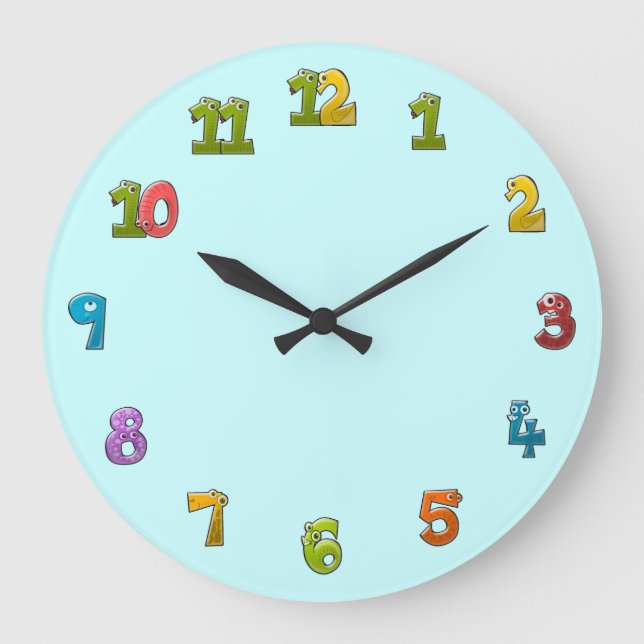 roligt numrerar stor klocka (Framsida)