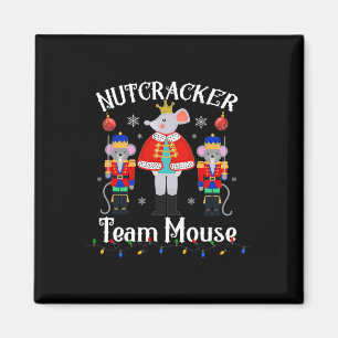 Roligt Nutcracker Soldier Leksak jul Dance Team Mo Magnet