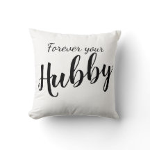 Roligt Ny gifta Hubby Dekorativ kudde