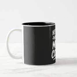 Roligt Nytt År Mer Kaffe Sarksast Beslut Två-Tonad Mugg