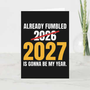 Roligt nytt år redan misslyckats 2026 2027 Kommer Kort