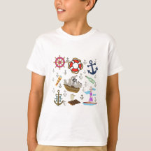Roligt Oceanikoner för barn - Cute & Minimal Sea
