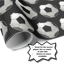 Roligt Ocer Ball Mönster på Black Presentpapper