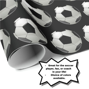 Roligt Ocer Ball Mönster på Black Presentpapper