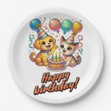 Roligt och akut födelsedagspuppy och Kitten Party