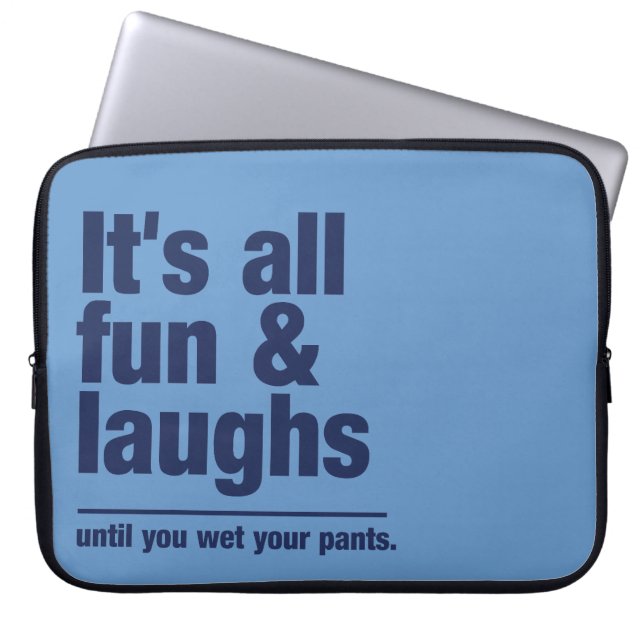 ROLIGT och anpassningsbar färg laptop sleeve (Framsidan)