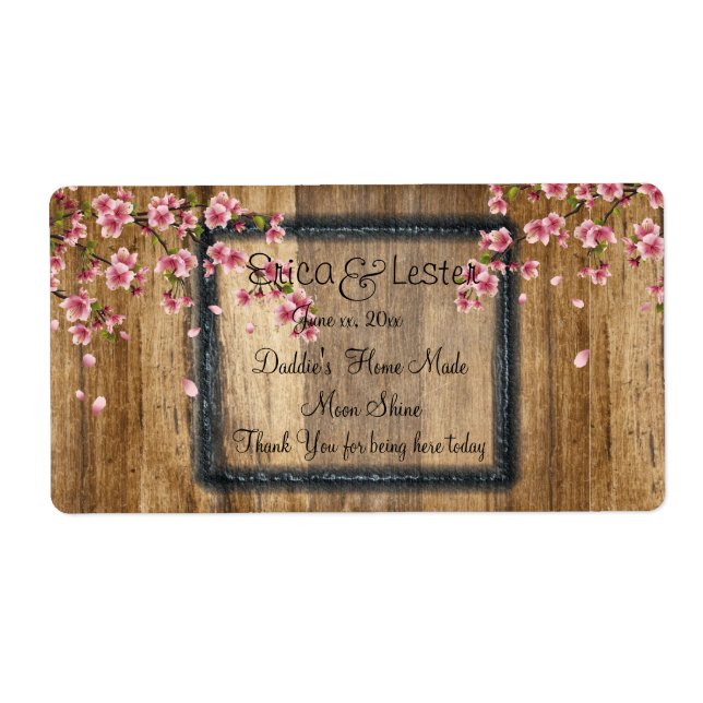 Roligt och att gifta sig vin, fraktsedel (Framsidan)