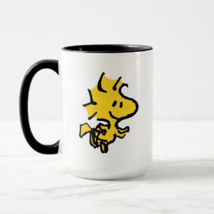 Roligt och blommor för soopy & Woodstock Mugg