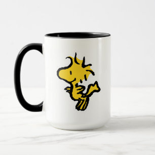 Roligt och blommor för soopy & Woodstock Mugg