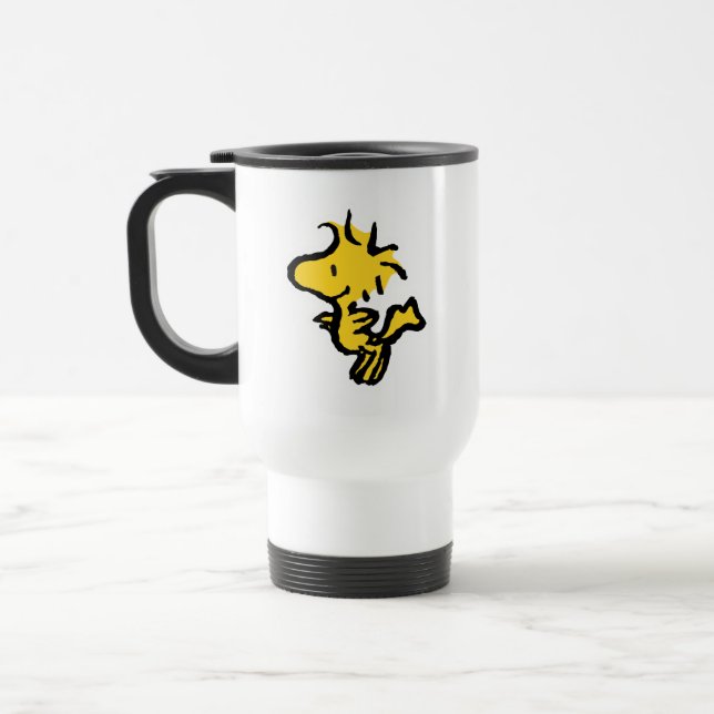 Roligt och blommor för soopy & Woodstock Resemugg (Vänster)