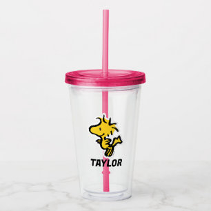 Roligt och blommor för soopy & Woodstock Take Away Mugg