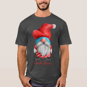 Roligt och Coola Santa Gnomie God jul Lycklig Ho T Shirt
