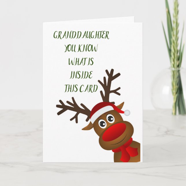 ROLIGT OCH COOLA VILL HA DIG *GRANDDAUGHTER* HELGKORT (Framsida)