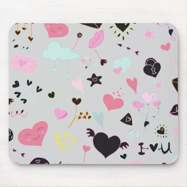 Roligt och Cute Mousepad Musmatta (Framsidan)